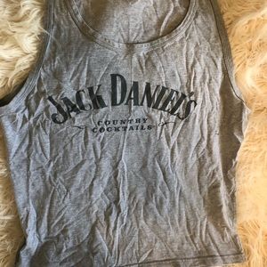Jack Daniel’s heather gray tank. Large